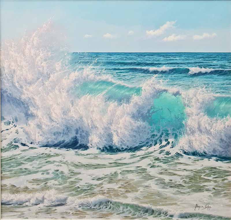 Poseidon's Host - Painting by Antonio Soler