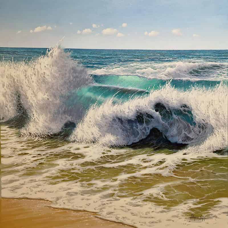 Held by the Tide - Painting by Antonio Soler