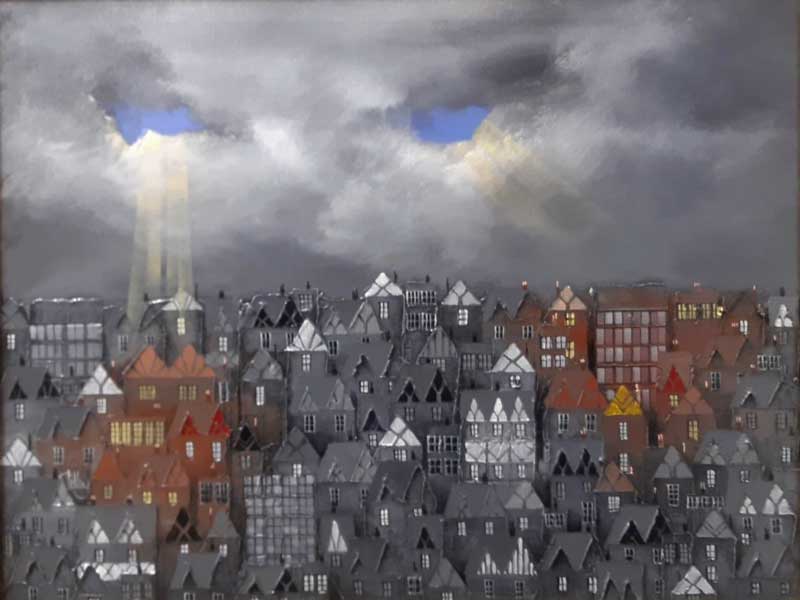 Silver Linings - Painting by Bill Tolley