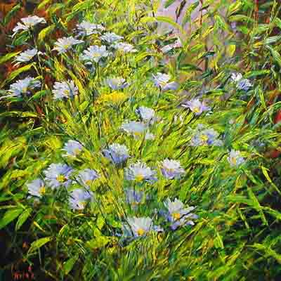 Floral Extravaganza - Painting by Carl Scanes