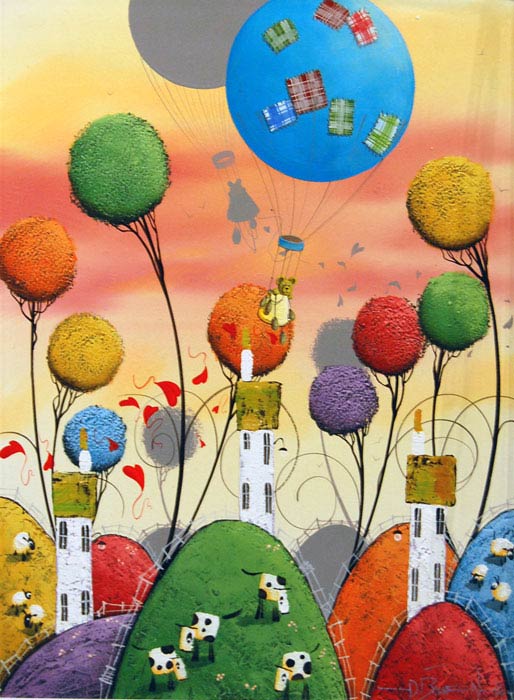 Hi Teddy - Painting by Dale Bowen