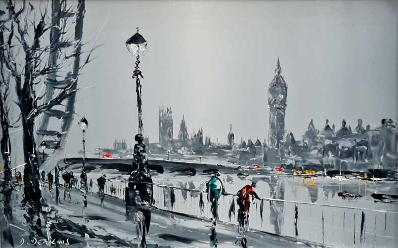 Hourly Sentinel - Painting by David Deakins