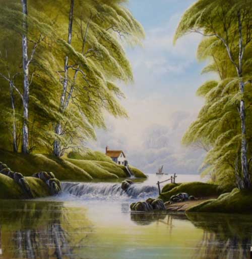 By the Mill - Painting by David James