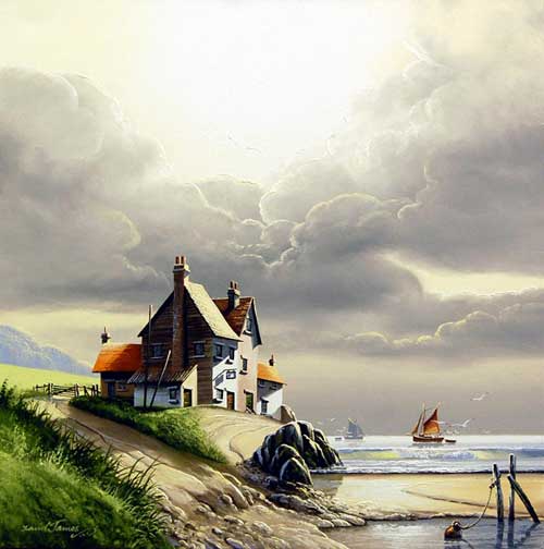 Sailing Home - Painting by David James