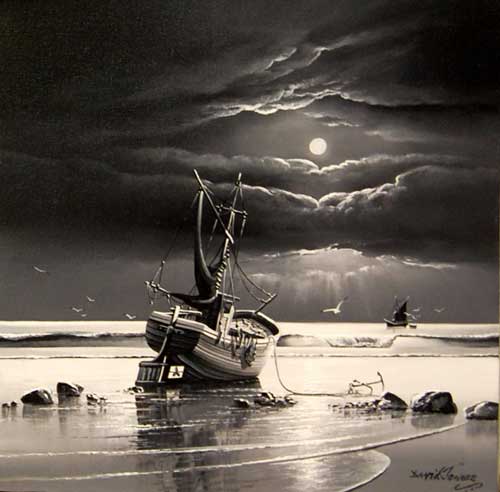 Selene's Watch - Painting by David James