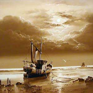DJ4 - Painting by David James