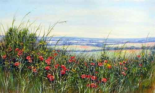 Original painting No. 4 - Painting by Deborah Poynton