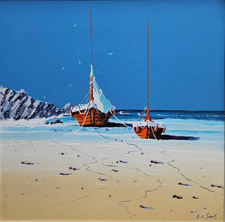 Wine-Red Seas - painting by Gary Sams