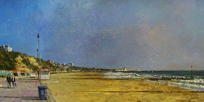 Bournemouth Sea Front - Painting by Ian Hargreaves