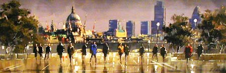 London - Painting by Joe Bowen