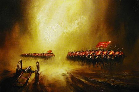 Military - Painting by John Bampfield