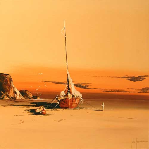 Golden Dawn - Painting by John Horsewell