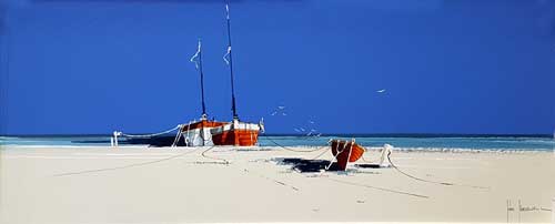 Mulberry Prows - Painting by John Horsewell