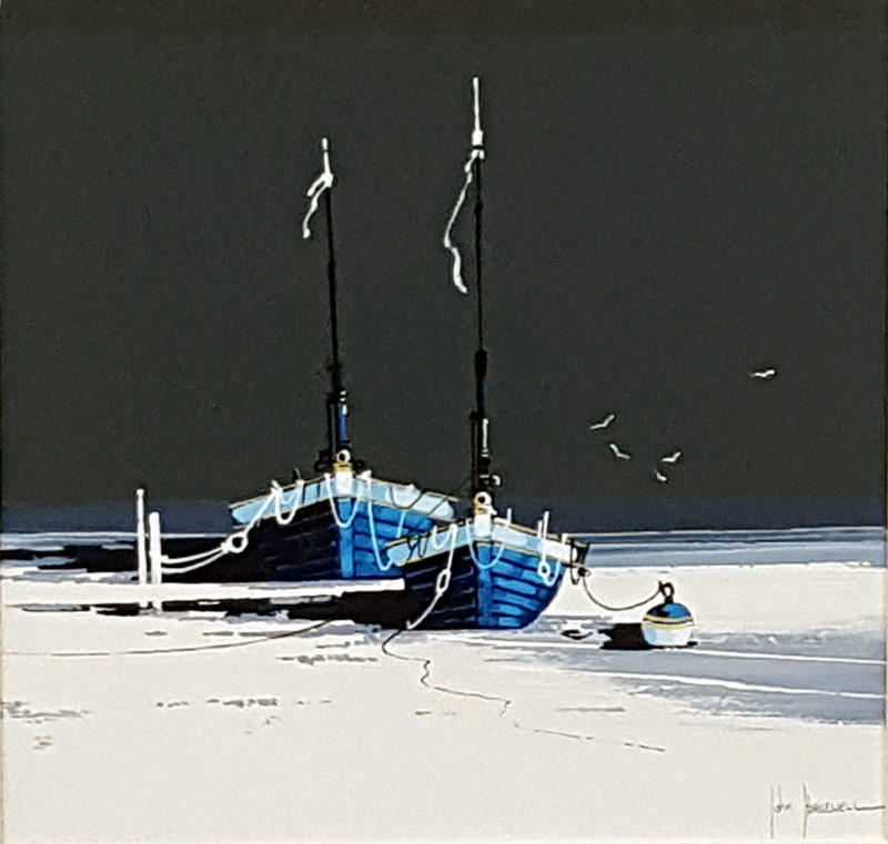 Dark Horizon - Painting by John Horsewell
