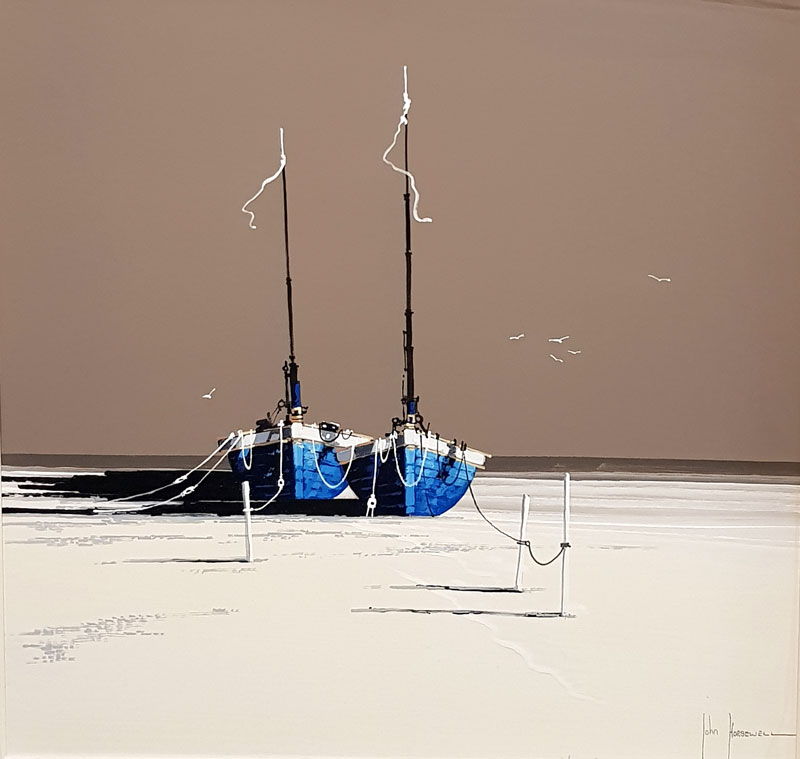 Shaded Sands - Painting by John Horsewell