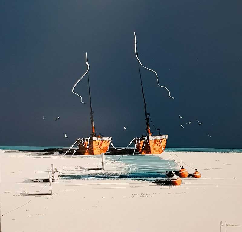 A Gentle Tide - Painting by John Horsewell