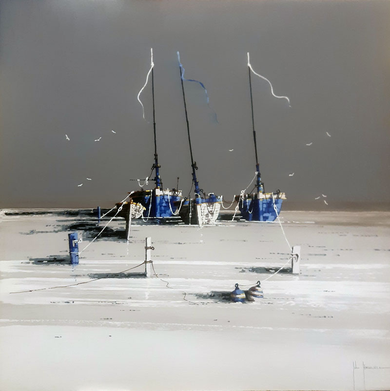 Gentle Dusk - Painting by John Horsewell