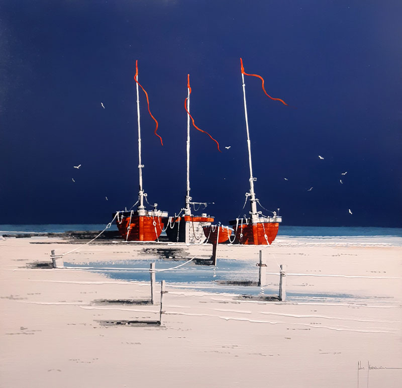 Silver Dunes - Painting by John Horsewell