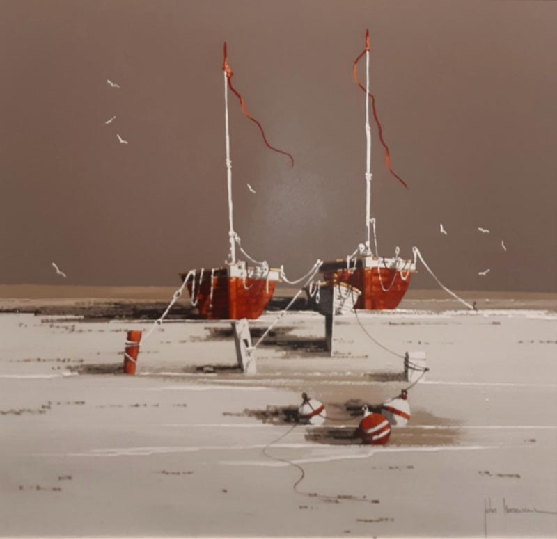 Morning Rites - Painting by John Horsewell
