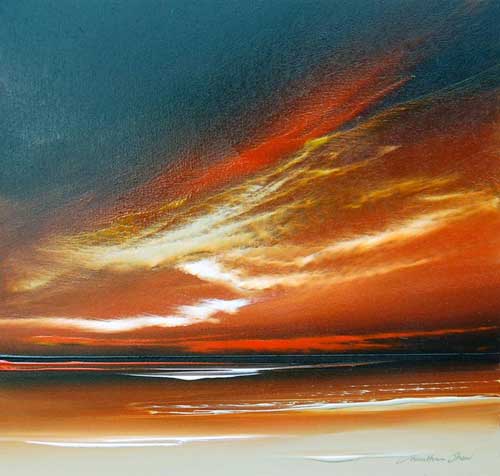 Golden Sunset - Painting by Jonathan Shaw