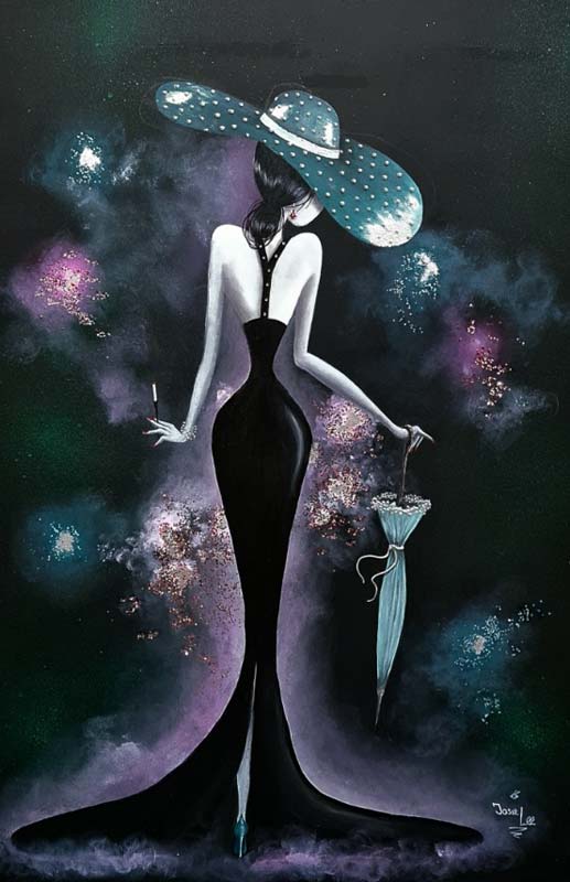 A Certain Poise - Painting by Josie Lee