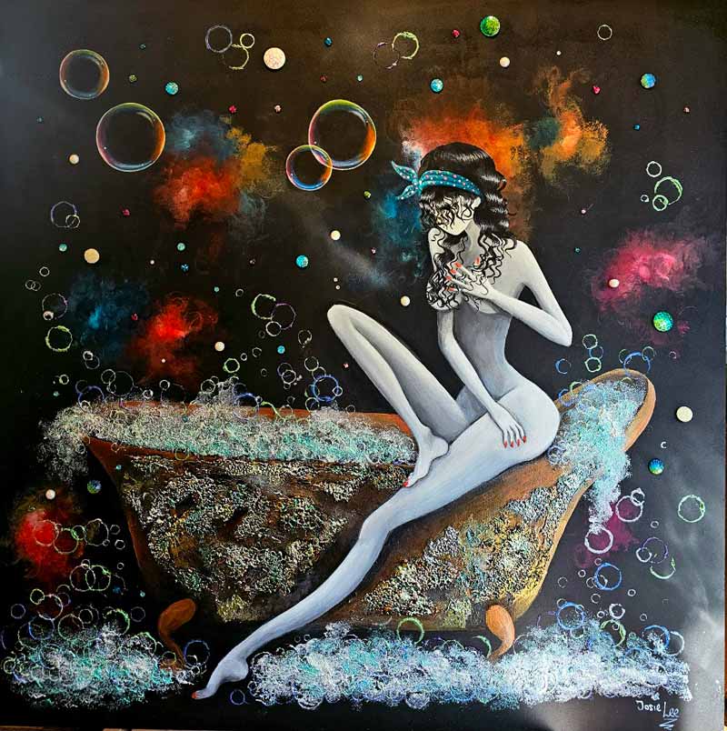 Untangled - Painting by Josie Lee