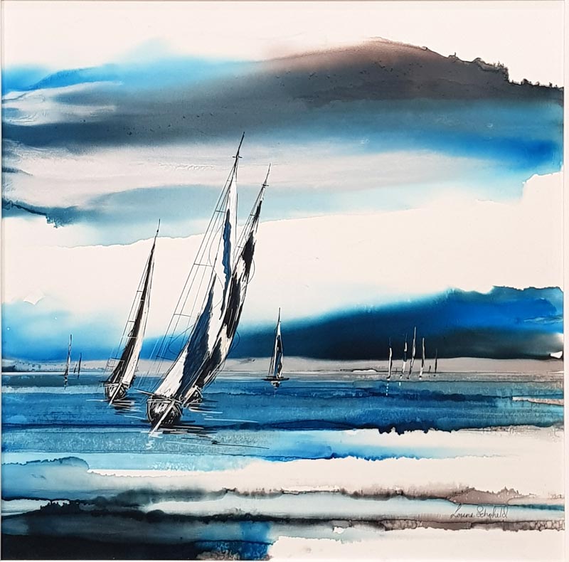 Royal Storm - Painting by Louise Schofield