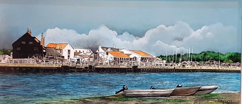 Christchurch Harbour - Painting by Martin Taylor