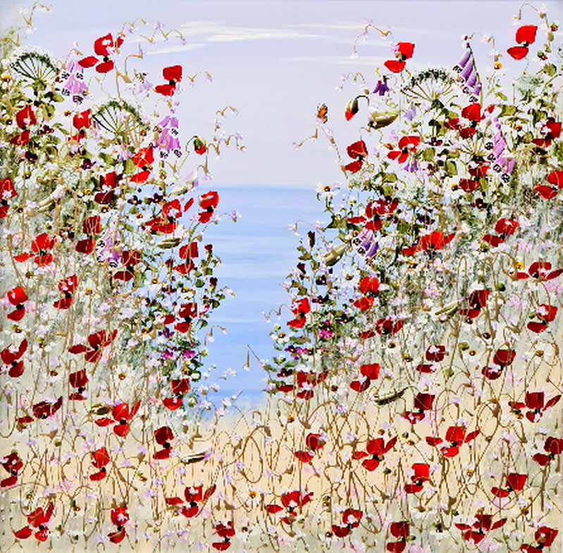 Kiss the Wind - Painting by Mary Shaw