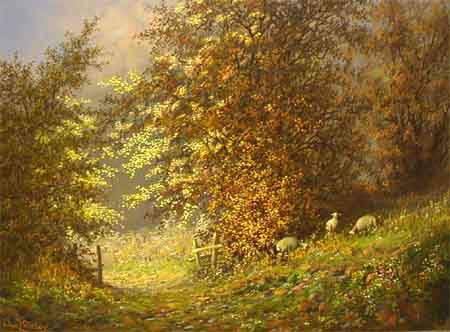Original Landscape - Painting by Noel Ripley