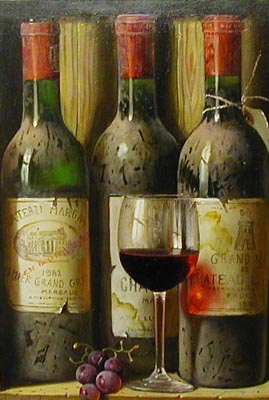 Margaux 1982 - Painting by Raymond Campbell