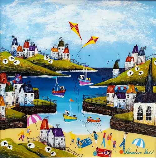 Best of Days - Painting by Rozanne Bell
