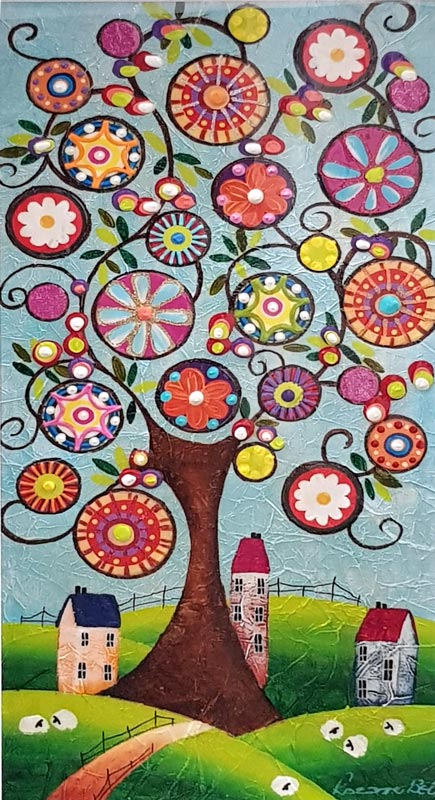 Tree of Plenty - Painting by Rozanne Bell