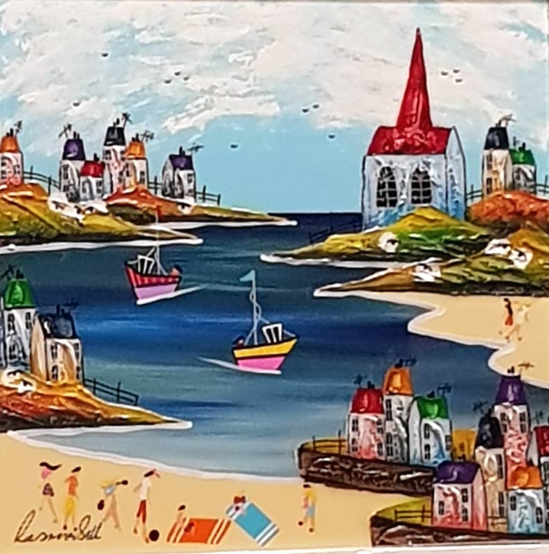 Summer Sails - Painting by Rozanne Bell