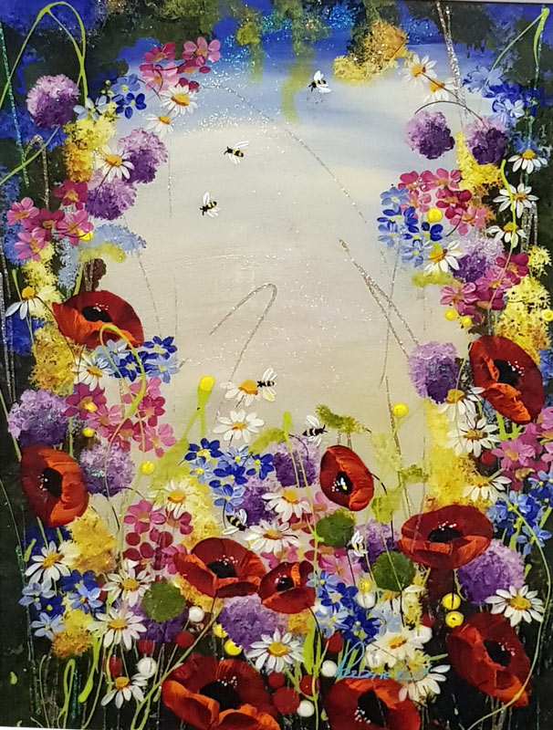 Scented View - Painting by Rozanne Bell
