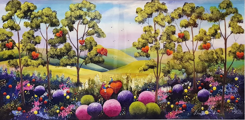 Enchanted Wood - Painting by Rozanne Bell