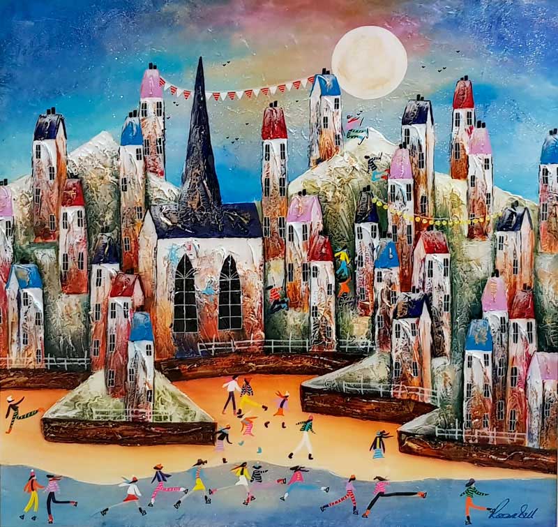 Harvest Candy - Painting by Rozanne Bell