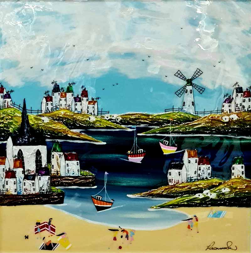 Happy Haven - Painting by Rozanne Bell