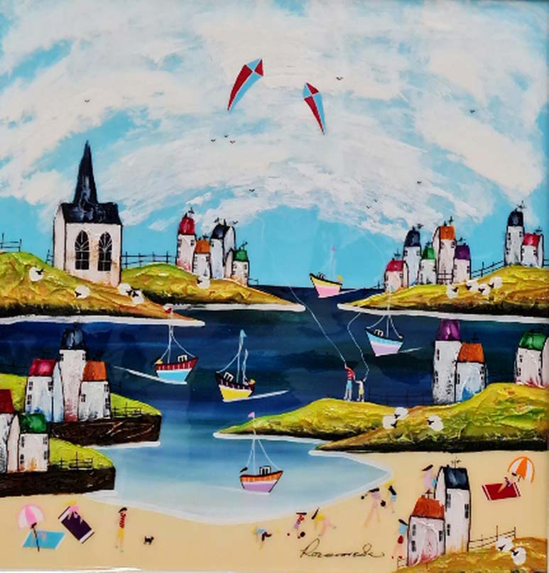 Summer Heights - Painting by Rozanne Bell