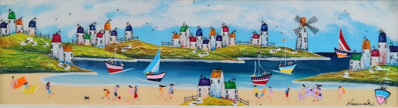 A Jolly Day - Painting by Rozanne Bell
