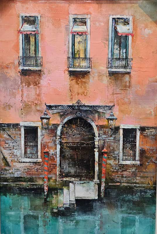 Hidden Steps - Painting by Veronika Benoni