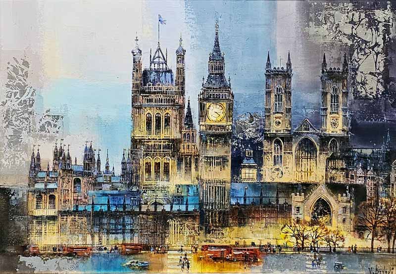 In All its Glory - Painting by Veronika Benoni