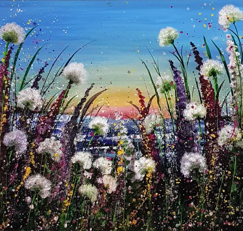 Candy Cotton - Painting by Wendy Carlton